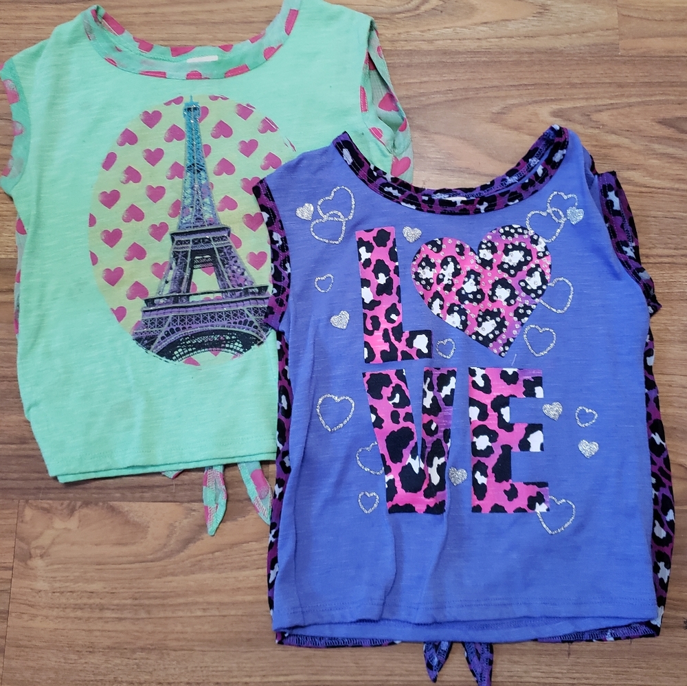Girls graphic tees